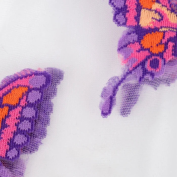 Flutterly Fabulous Sheer Crew Socks