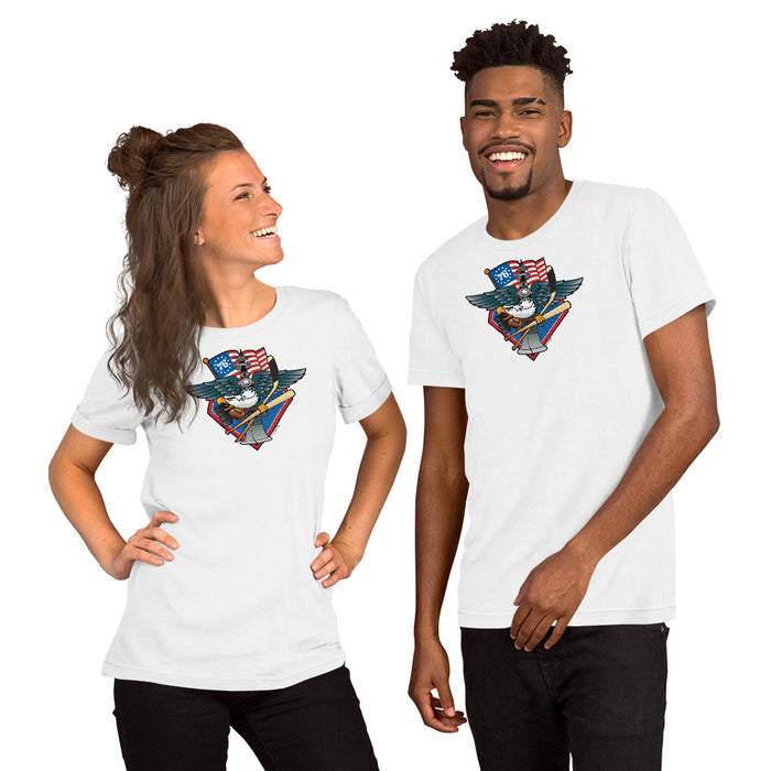 Fly, Philly, Fly! Sports Fan Crest - Short-Sleeve Unisex T-Shirt