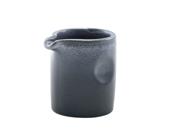 Forge Graphite Stoneware Pinched Jug 9cl/3.2oz (Box Of 12)
