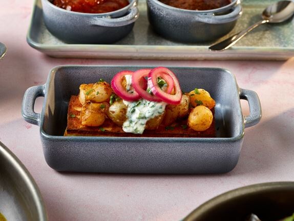 Forge Graphite Stoneware Rectangular Dish 16 x 10.5 x 4cm (Box Of 6)