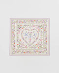 Forget Me Knot Cream Narrative Square Scarf