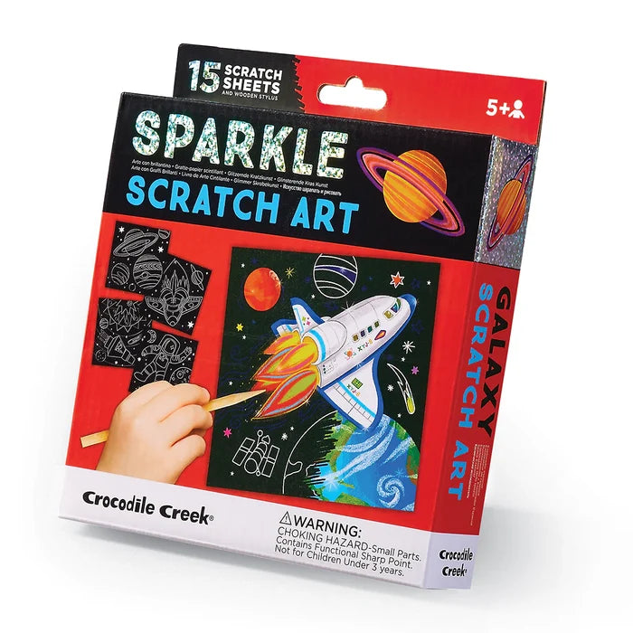Galaxy Sparkle Scratch Art
