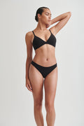 Gelina Triangle Bralette|BLACK