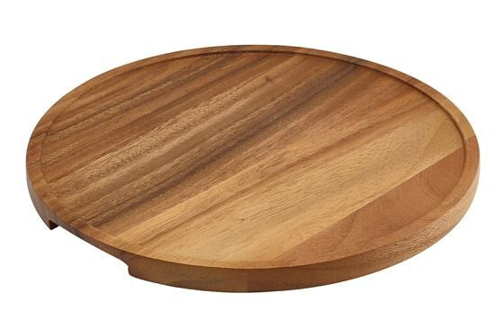 Genware Acacia Wood Pizza Board 33cm Dia