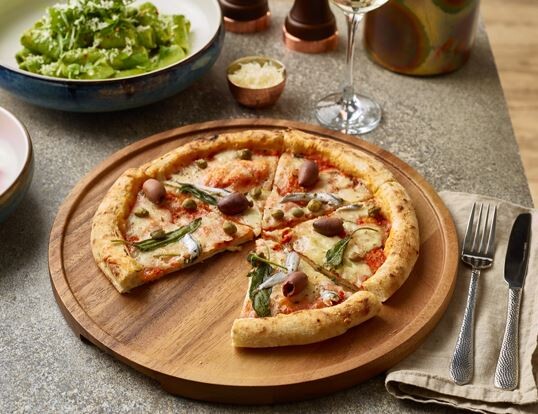 Genware Acacia Wood Pizza Board 33cm Dia