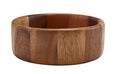 Genware Acacia Wood Straight Sided Bowl 16cm x 6cm