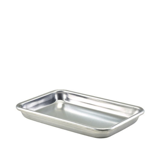 Genware Aluminium Bun Pan 24 x 16.5 x 2cm