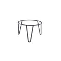 Genware Black Anti-Slip Hairpin Riser 242 x 150 x 213mm (Dia x H x Dia)
