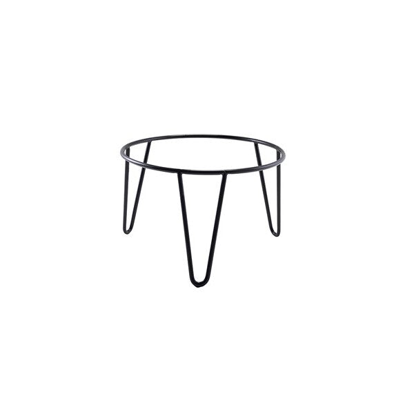 Genware Black Anti-Slip Hairpin Riser 242 x 150 x 213mm (Dia x H x Dia)