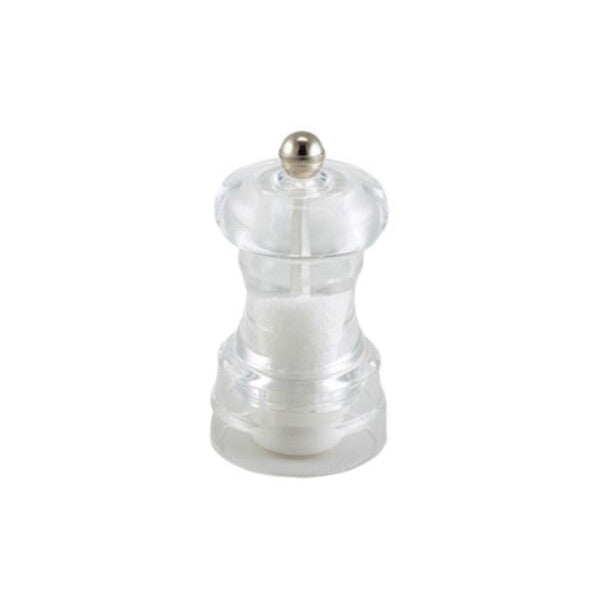 Genware Clear Salt/Pepper Grinder 10cm (Box Of 12)
