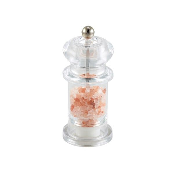 Genware Clear Salt/Pepper Grinder 14cm (Box Of 12)