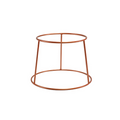 Genware Copper Anti-Slip Round Buffet Riser 18cm
