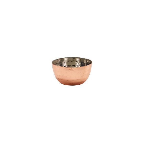 Genware Copper Plated Mini Hammered Bowl 114ml / 4oz (Box Of 24)