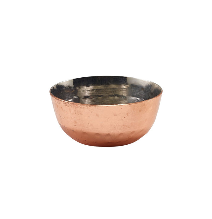 Genware Copper Plated Mini Hammered Bowl 57ml / 2oz (Box Of 24)
