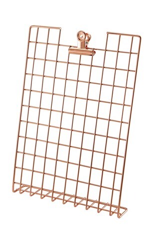 Genware Copper Wire A4 Menu Holder