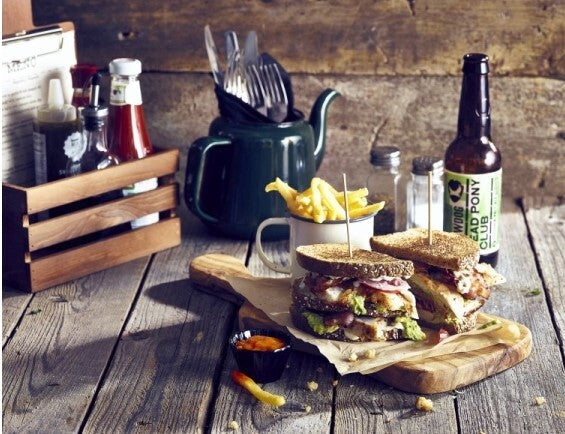 Genware Dark Rustic Wooden Crate 21.5 X 15 x 10.8Cm