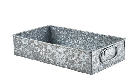 Genware Galvanised Steel Display Tray GN1/3