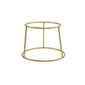 Genware Gold Anti-Slip Round Buffet Riser 18cm