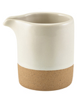 Genware Kava White Stoneware Jug 9cl / 3.2oz (Box Of 12)