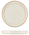 Genware Kava White Stoneware Presentation Plate 18cm (Box Of 6)