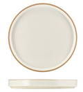 Genware Kava White Stoneware Presentation Plate 20cm (Box Of 6)