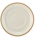 Genware Kava White Stoneware Saucer 16cm (Box Of 6)