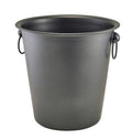 Genware Metallic Black Wine Bucket, 21.5 X 20.5 X 21.5Cm (L X W X H)
