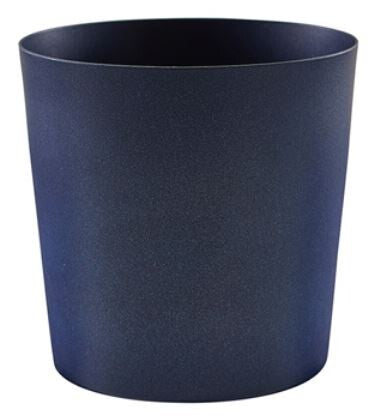 Genware Metallic Blue Serving Cup 8.5 x 8.5cm  (Box Of 12)