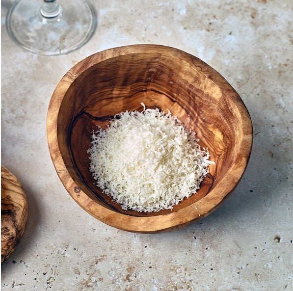 Genware Olive Wood Rustic Bowl 13cm (Box Of 6)