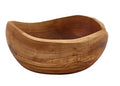 Genware Olive Wood Rustic Bowl 15cm (Box Of 6)