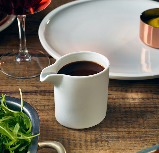 Genware Porcelain Oval Jug 15cl / 5oz (Box Of 6)