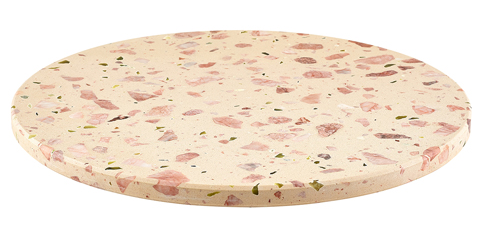 Genware Terrazzo Round Platter, 33 X 1.5cm (Dia X H)