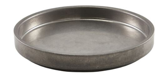 Genware Vintage Steel Presentation Plate 20.5cm (Box Of 6)