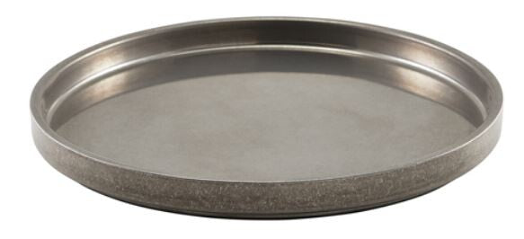 Genware Vintage Steel Presentation Plate 26.5cm (Box Of 6)