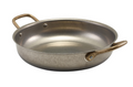 Genware Vintage Steel Round Dish 22 x 5cm (Box Of 6)