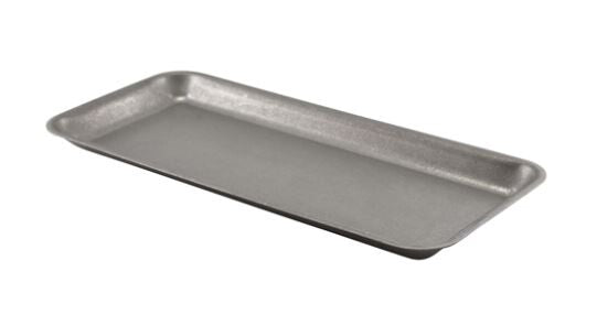 Genware Vintage Steel Tray 36 x 16.5cm (Box Of 12)