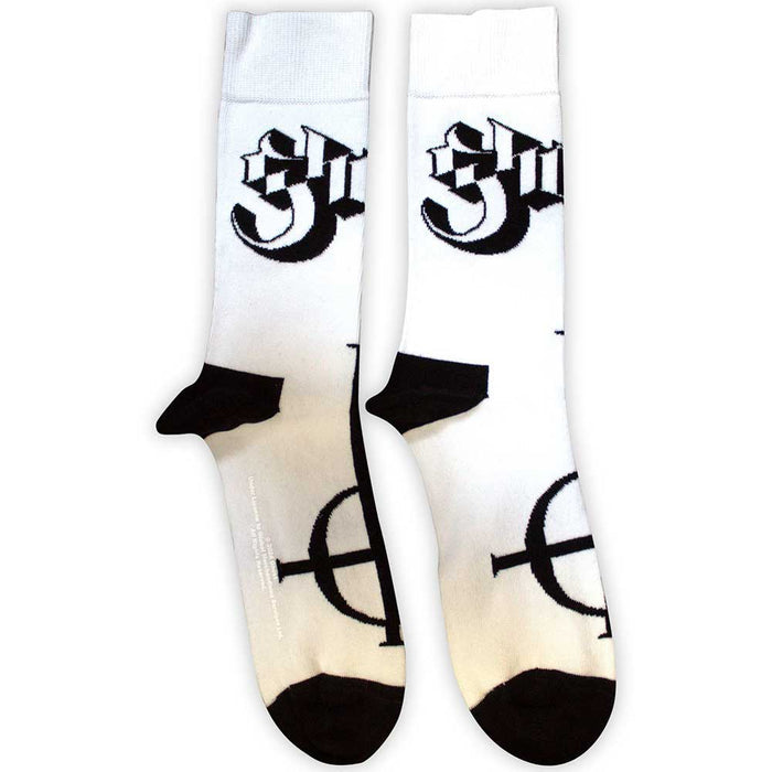 Ghost Unisex Ankle Socks: Symbol Mono Rock Off