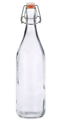 Glass Swing Water Bottle 1Ltr / 35oz (Pack Of 6)