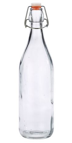 Glass Swing Water Bottle 1Ltr / 35oz (Pack Of 6)