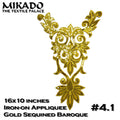 Gold Baroque Appliquees (Medium)