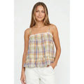 Gone Plaid Cami Top
