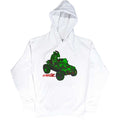Gorillaz Mens / Unisex Hoodie - Green Jeep Rock Off