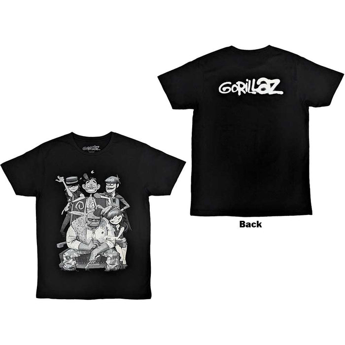Gorillaz Mens / Unisex T-Shirt - George Spray Rock Off