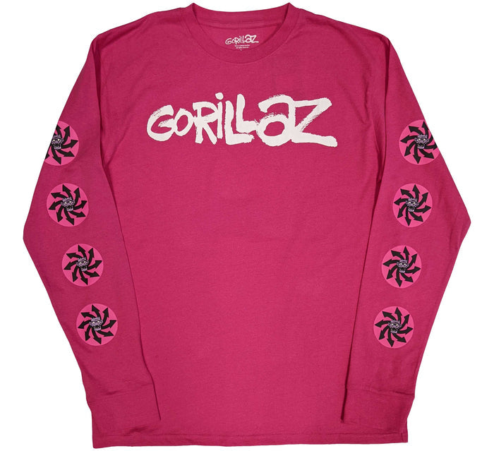 Gorillaz Unisex Long Sleeve T-shirt - REPEAT PAZUZU Rock Off