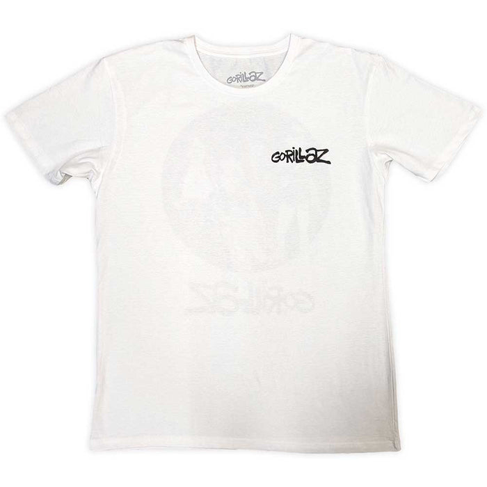 Gorillaz Unisex T-Shirt: Song Machine Brush Logo (Back Print)