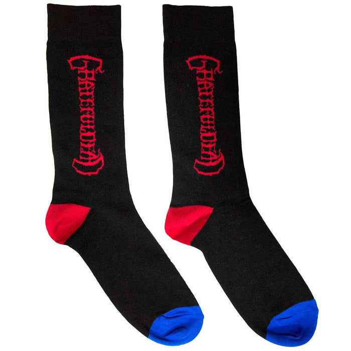 Grateful Dead Unisex Ankle Socks:  Vertical Mono Logo Rock Off