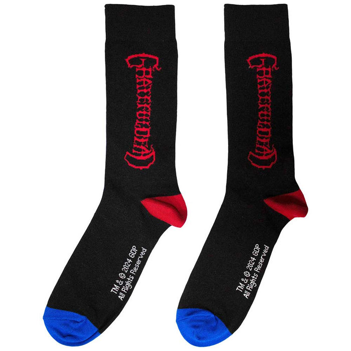 Grateful Dead Unisex Ankle Socks:  Vertical Mono Logo Rock Off