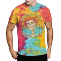 Grateful Dead Unisex T-shirt- Bertha Frame (Dip Dye) Rock Off