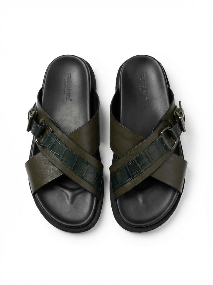 Green 10929-1 Slippers