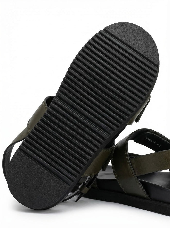 Green 7006-9 Sandals